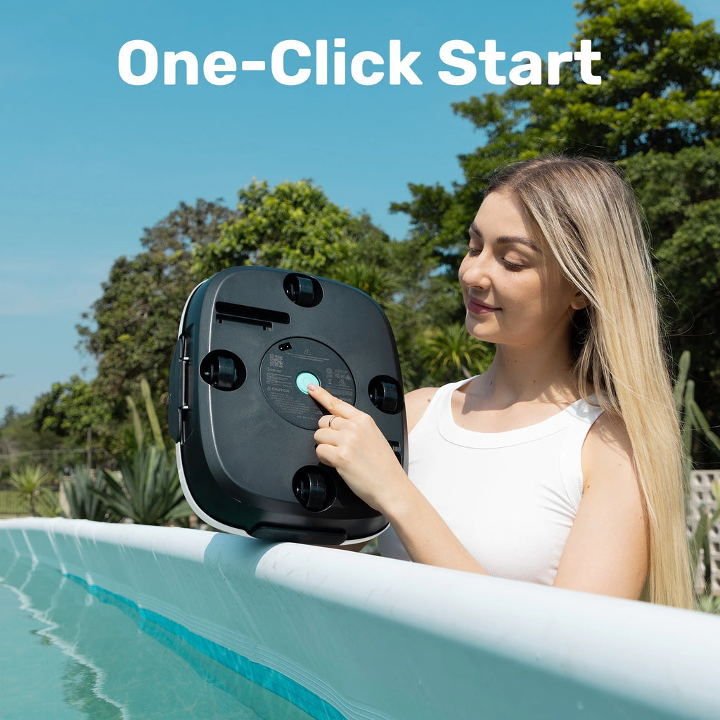 Robot Nettoyeur de Piscine AquaNova™ – 90 min d'autonomie